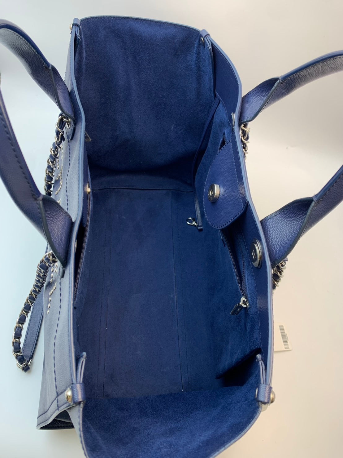 CHANEL Deauville Tote Medium グレインドカーフ