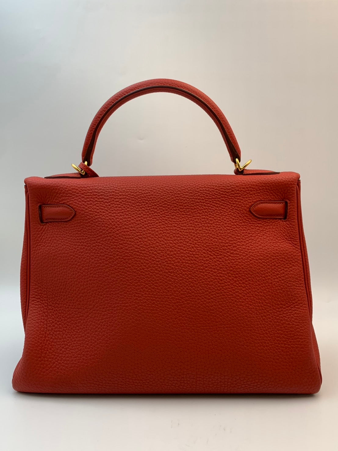 Hermès Kelly 35 Retourne トゴ ルージュH ゴールド金具 □P刻印